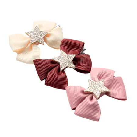 Sofie Schnoor hårspænder, sløjfe med stjerne, 3 stk