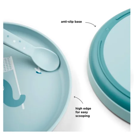 Done by Deer Tallerken, Elphee, blue