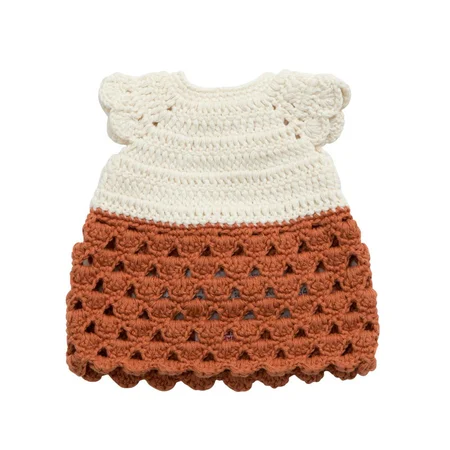 Sebra dukkekjole, fox tail red