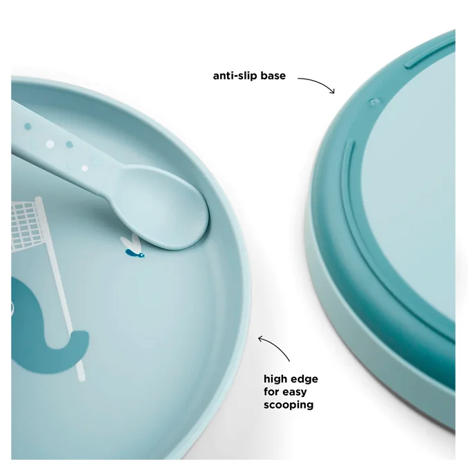 Done by Deer Tallerken, Elphee, blue