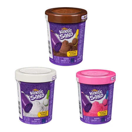 Kinetic Sand isbøtte, asst