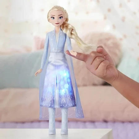 Frozen 2 Elsa, dukke m. lys