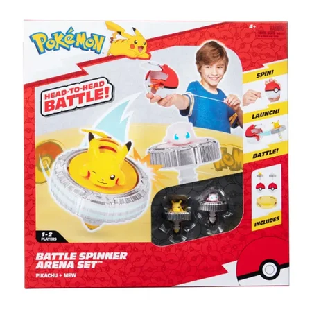 Pokemon Battle Spinner, 2er Pack mit Arena