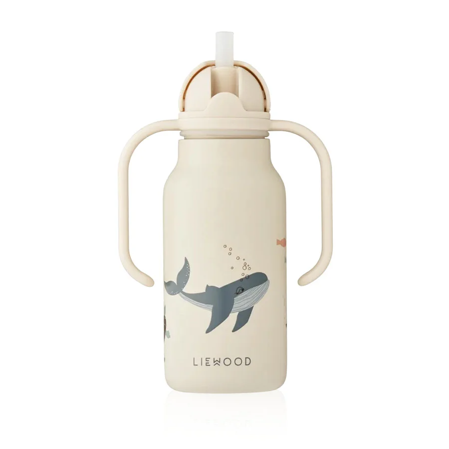 Liewood Kimmie Trinkflasche m. Henkel, Sea Creature/Sandy
