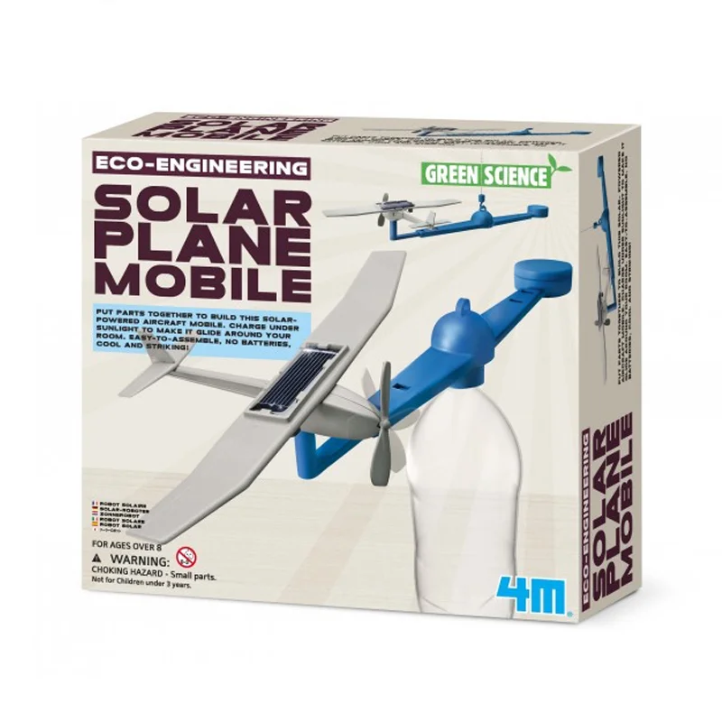 4M KidzLabs eksperiment legetøj, soldrevet fly-uro