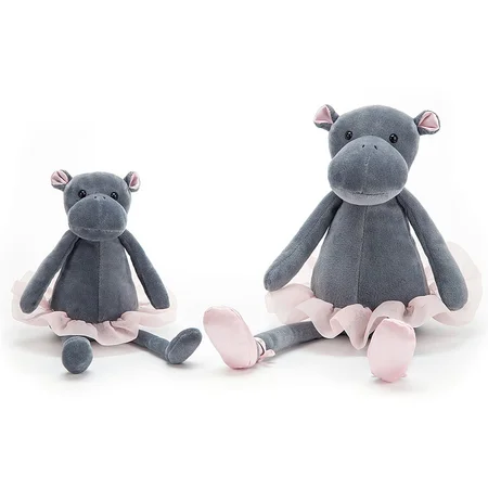 Jellycat bamse, Darcey flodhest lille - 23 cm