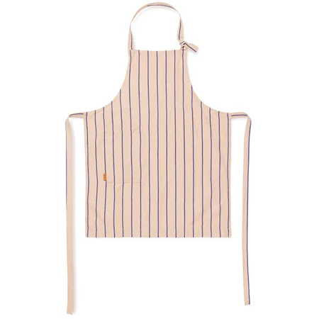 Ferm Living voksen forklæde, Rose/Bright Blue