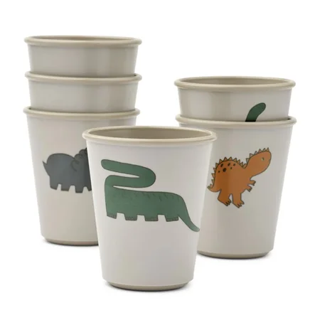 Liewood Lana 6-er Pack Becher, Dinosaurier