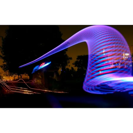 UFO Flying Spinner med lys