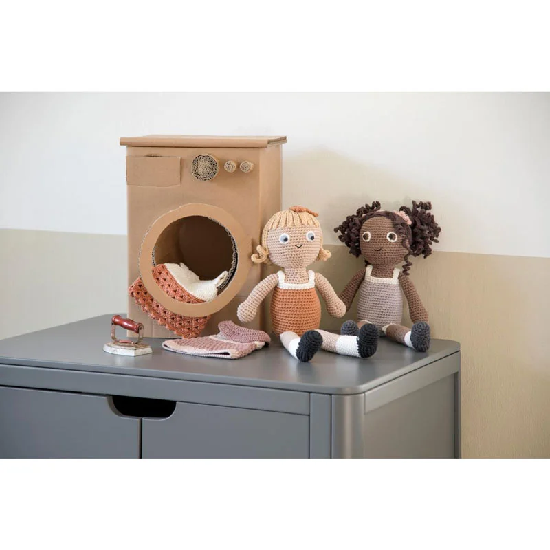 Sebra hæklet dukke, Poppy