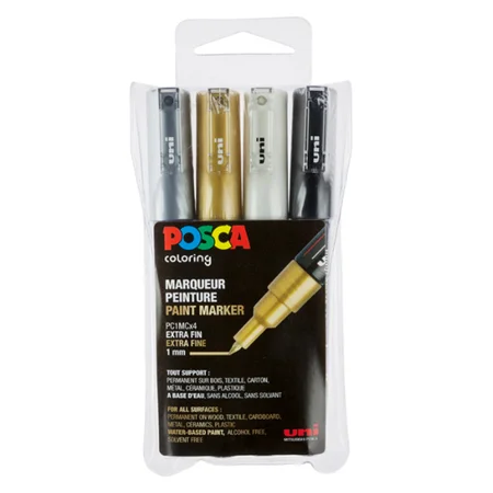 Posca marker PC-1MC, 4-pak