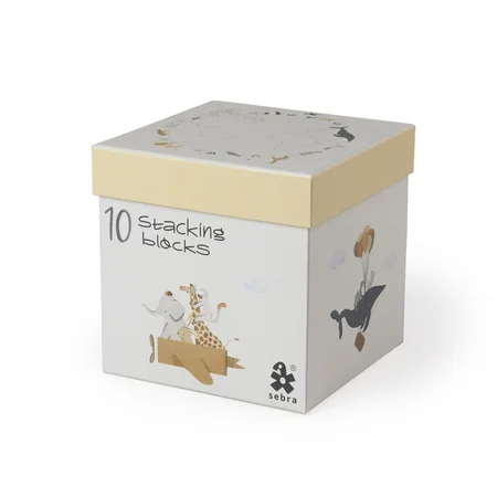 Sebra Stabelkasser 10 stk, World of Sebra 