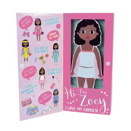 Magnetische Anziehpuppe - Zoey, Floss & Rock