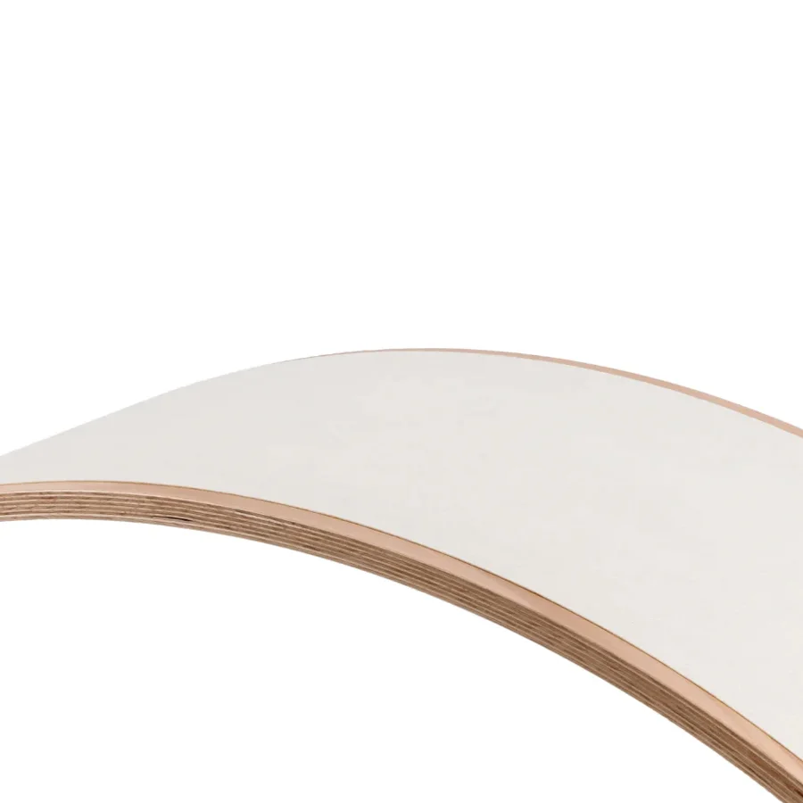 CurveLab balancebræt med filt, Little Arc - hvid