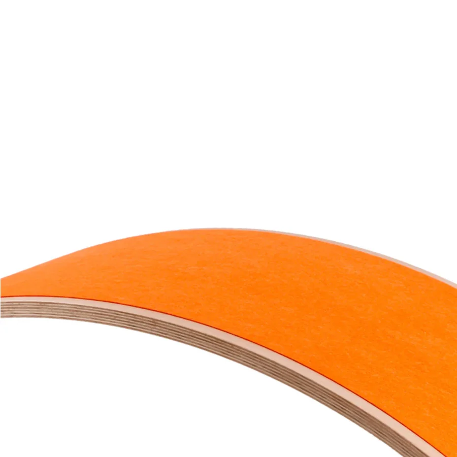 CurveLab balancebræt med filt, Little Arc - mørk orange