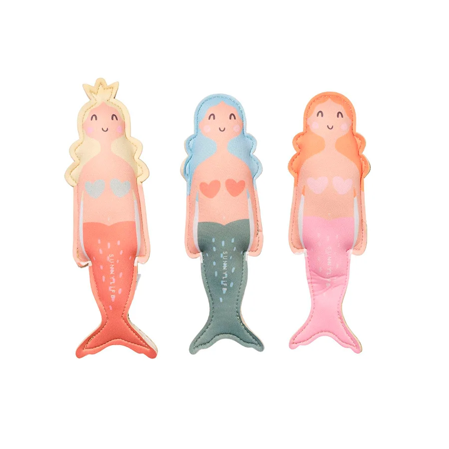 Sunnylife 3-pak dykke-buddies, Melody Mermaid