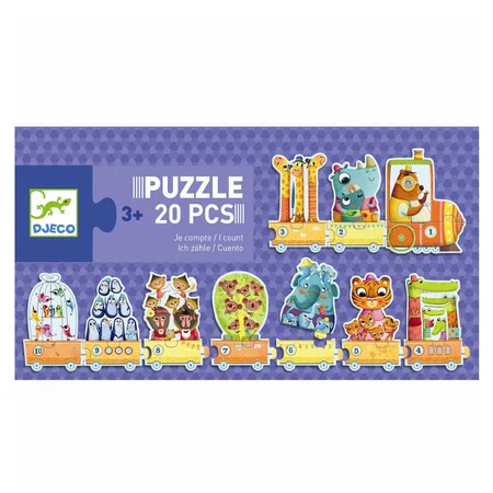 Djeco lære puslespil, jeg tæller
