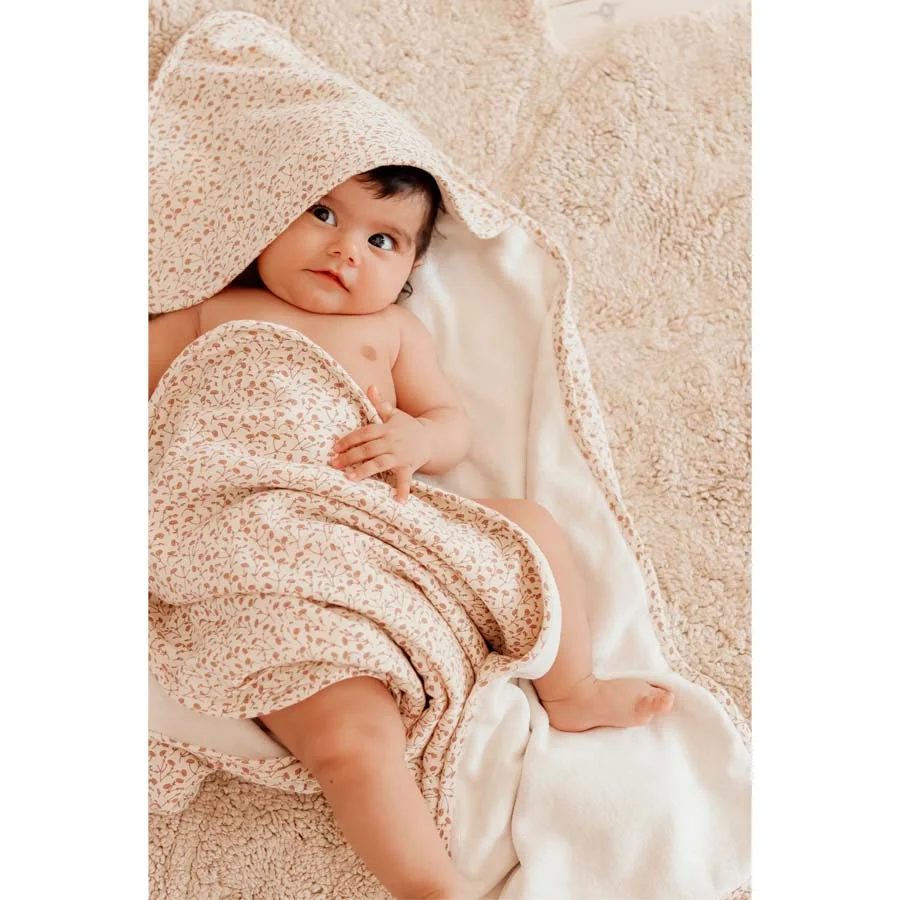 Thats Mine håndklæde med hætte, Flower Field