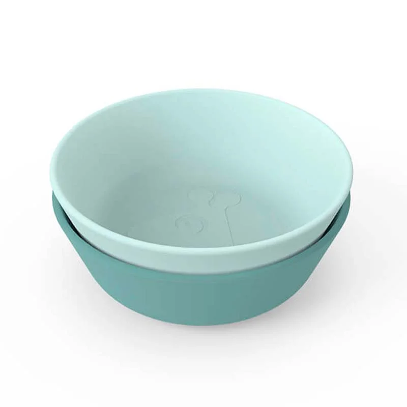 Done by Deer 2-pak Kiddish skåle, Raffi - blå