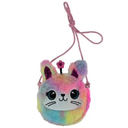 Tinka rund taske, regnbue-kanin