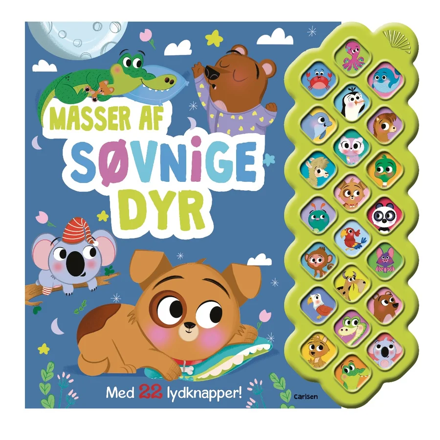 Masser af søvnige dyr, med 22 lyde