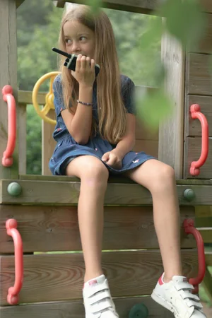 Walkie-Talkie-Set, grün-orange, Kidywolf 