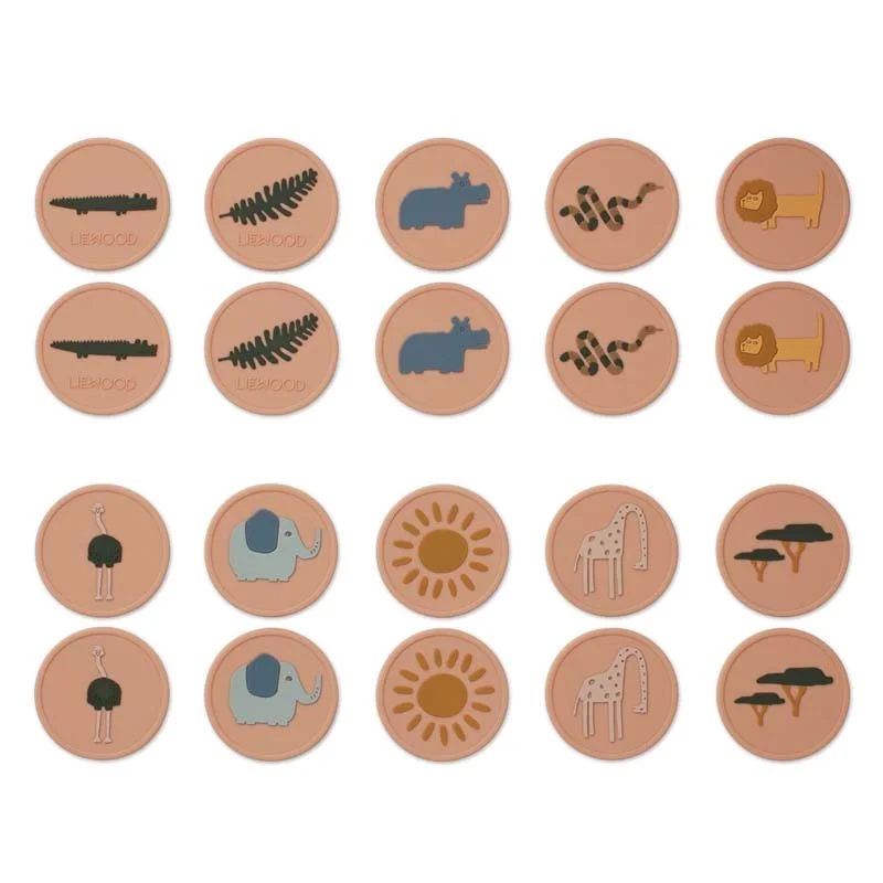 Liewood vendespil, Safari - Pale Tuscany multi