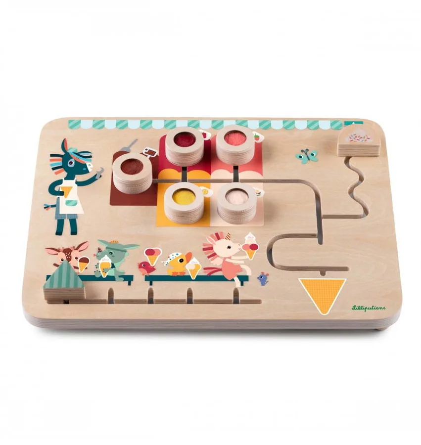 Lilliputiens aktivitetslabyrint, isbod