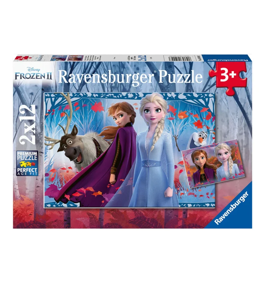 Frost 2 puslespil 2-i-1, 12 brikker