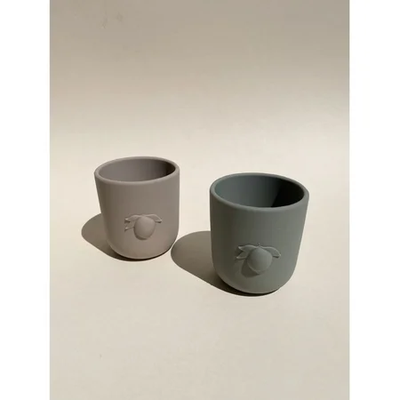 Konges Sløjd 2-pak Lemon kop, warm grey/whale