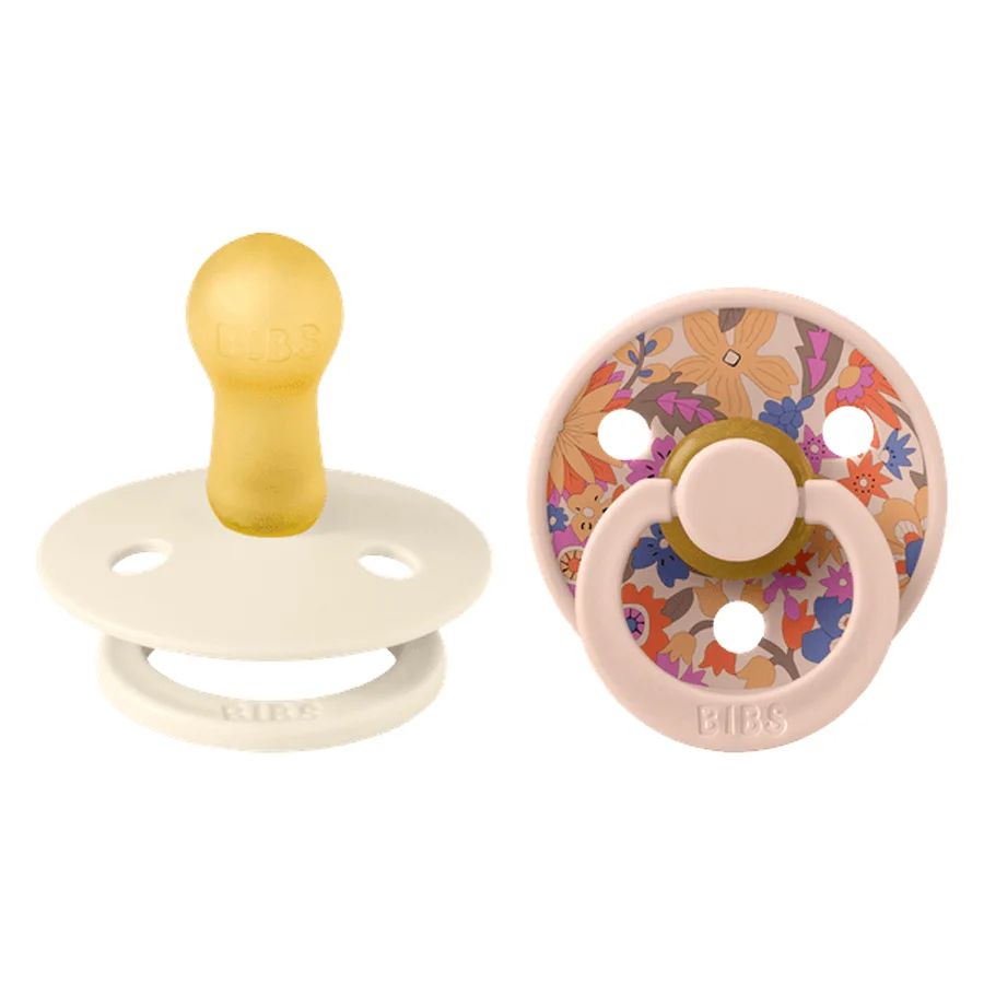 BIBS 2 pk Liberty sut, str 2 June blossom/blush mix