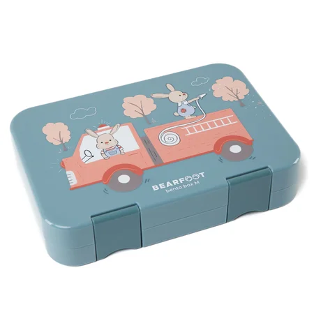 Bearfoot madkasse med rum, bento boks M - brandvæsen