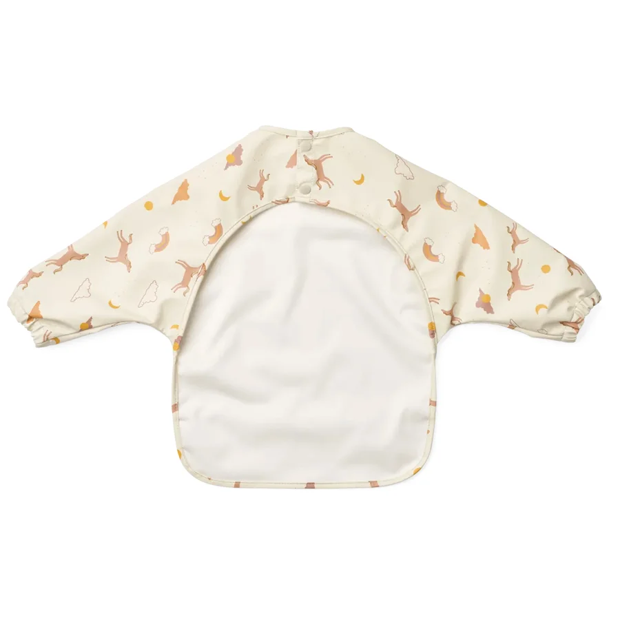 Liewood Merle Lätzchen mit Ärmeln, dream/ecru