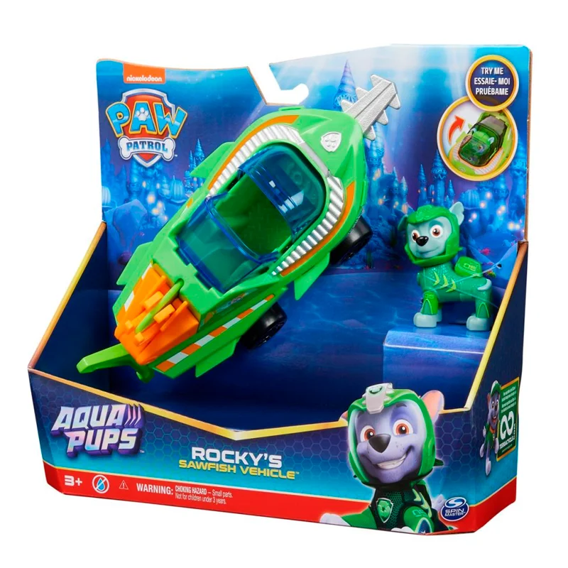 Paw Patrol Rocky og savfisk-køretøj