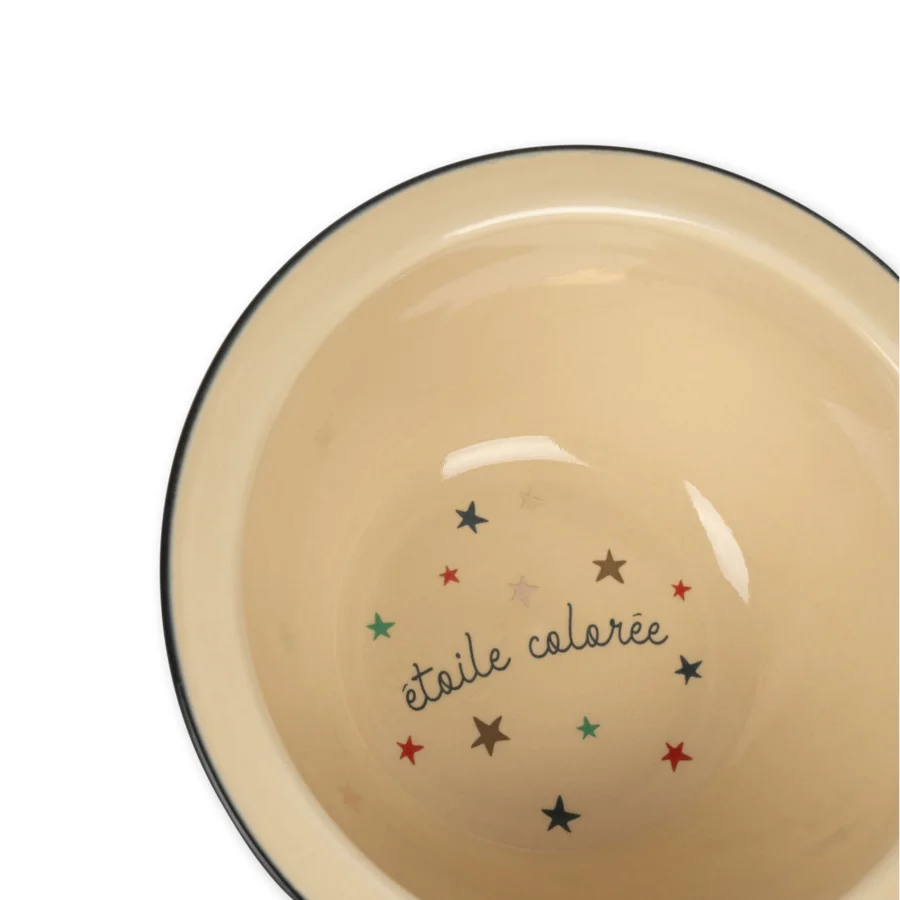 Konges Sløjd keramik skål og kop, Etoile coloree