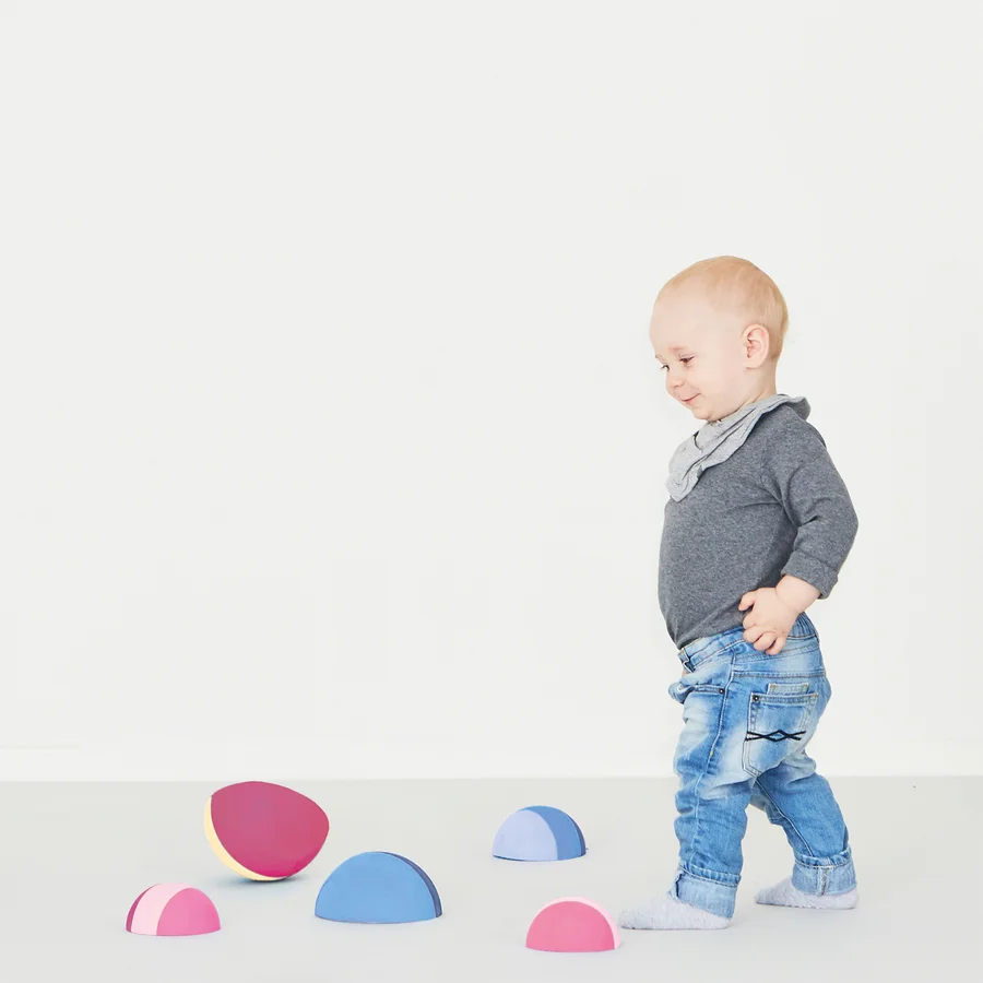 bObles tumlesten, 6 stk, rose