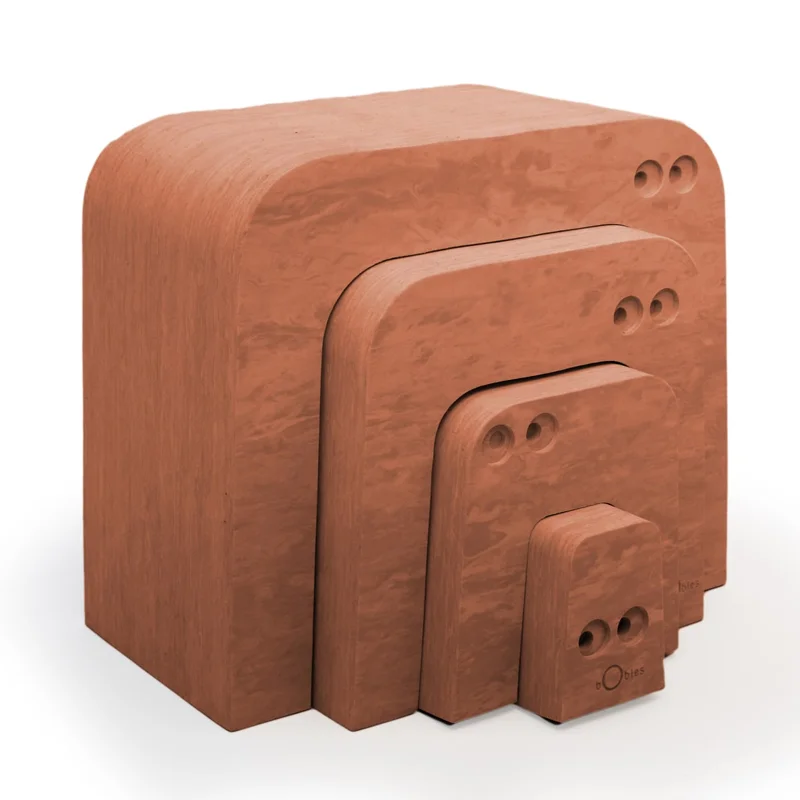 bObles myresluger, marble nature - terracotta