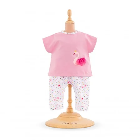 Corolle dukketøj, mon grand 2-delt sæt med svane - 36 cm