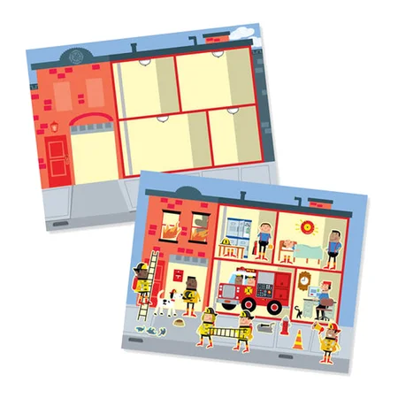 Melissa and Doug aktivitetssæt med vinylmærker, min by