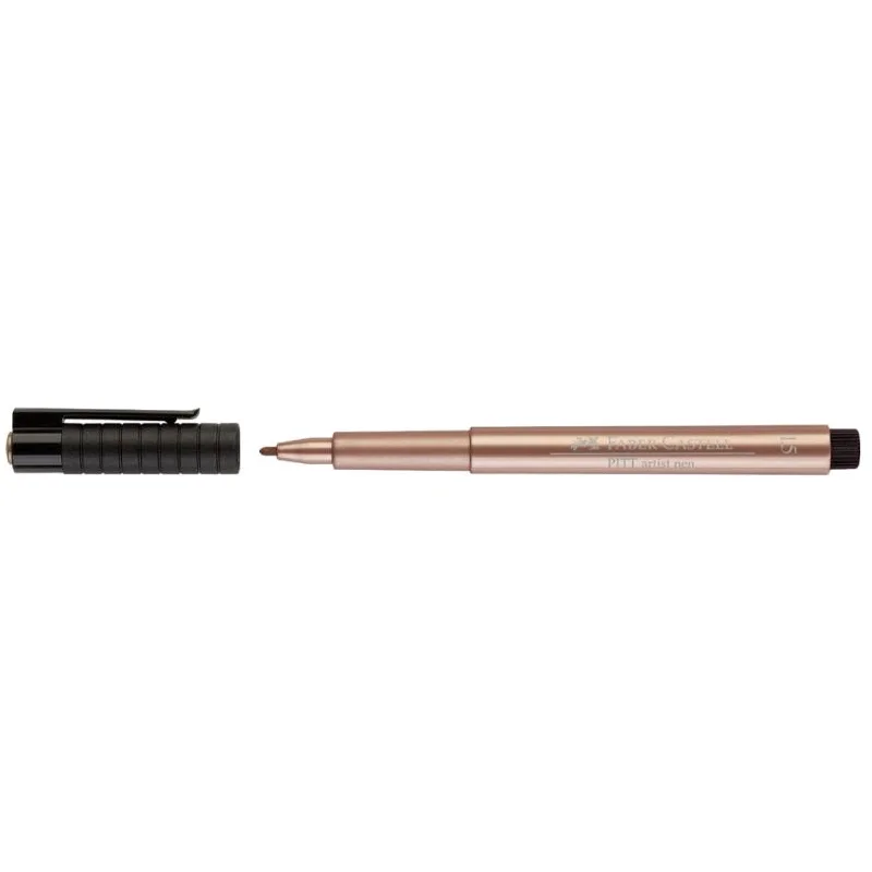 Faber Castell artist pen, metallic bronze