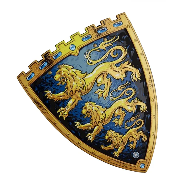 Liontouch ridder udklædning, Triple lion skjold