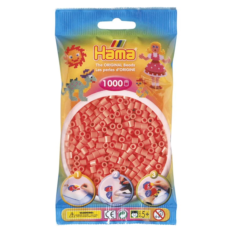 hama perler 1000 stk koral, frv 44