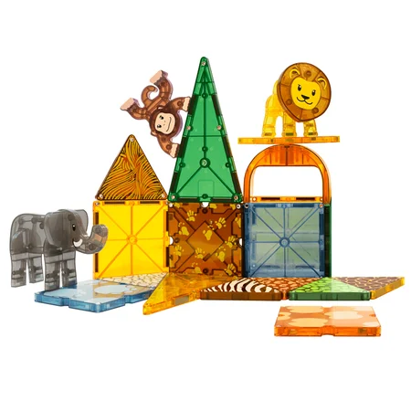 Magna-Tiles Magnetbausteine, Safaritiere
