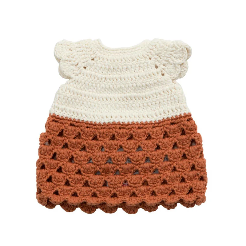 Sebra dukkekjole, fox tail red