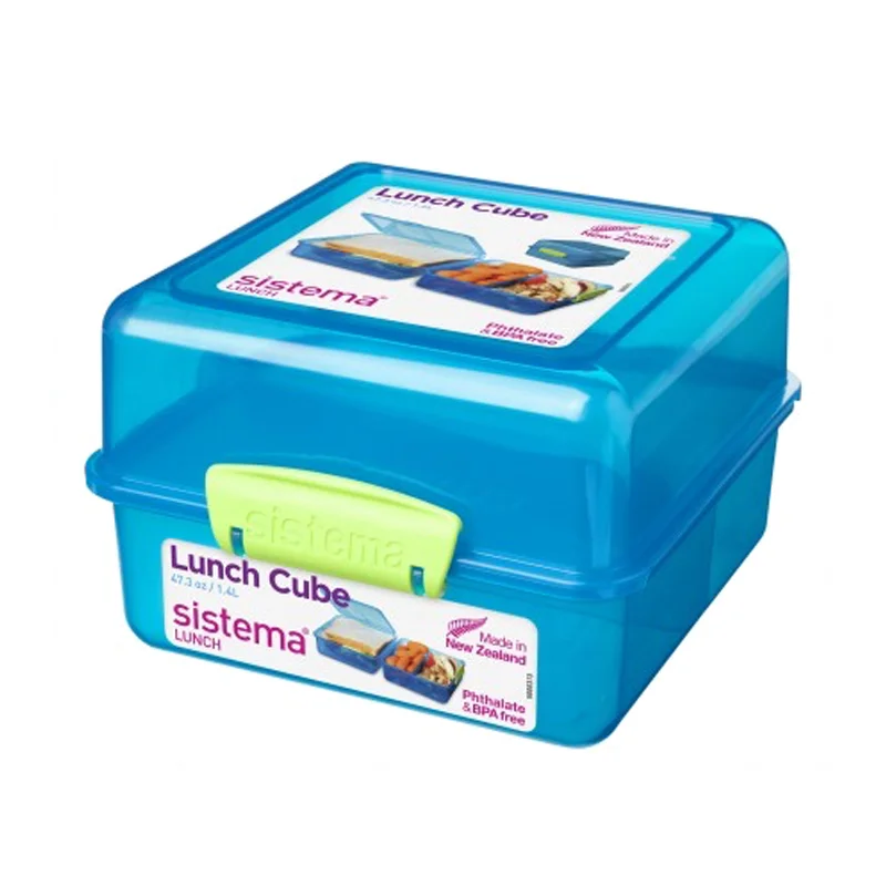 Sistema madkasse med rum, blå