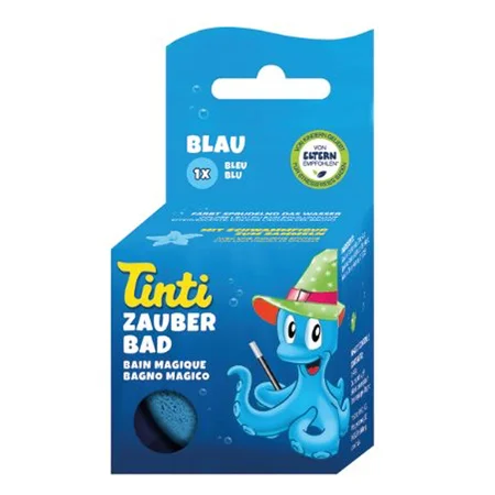 Tinti magisk bade tryllekugle, lyseblå
