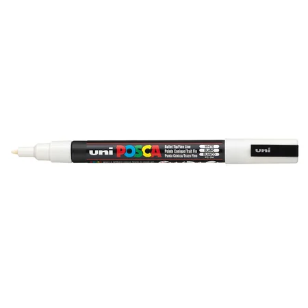 Posca marker PC-3M, hvid