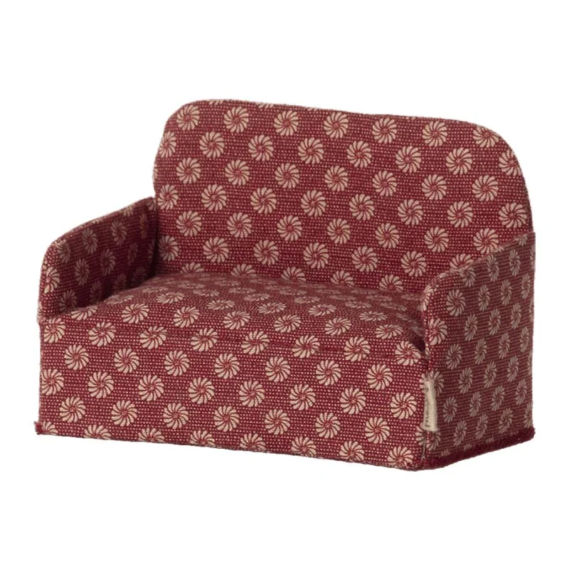 Maileg rød sofa til mus
