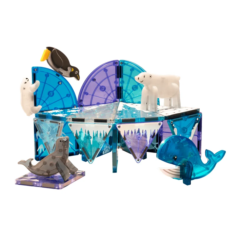 Magna-Tiles Magnetbausteine, Arktische Tiere