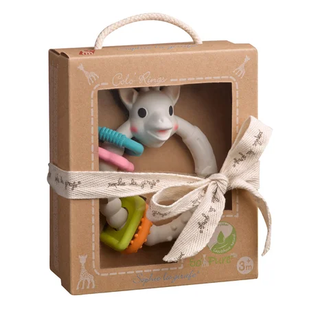 Sophie la Girafe colouring bidering